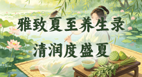 【夏至养身】昼极天长，夏养正当时：雅致夏至养生录，清润度盛夏！